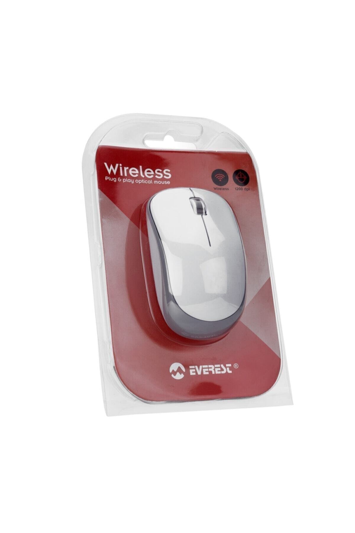 Sm-833 Usb Beyaz/gri 1200dpi Optik Kablosuz Mouse 3