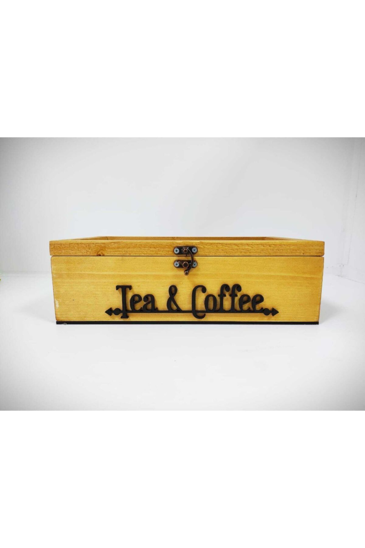 woodretro-Cutie din lemn pentru ceai și cafea, organizator 8