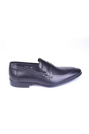 7141 Erkek Hakiki Deri Bağcıksız Klasik Ayakkabı MK7141