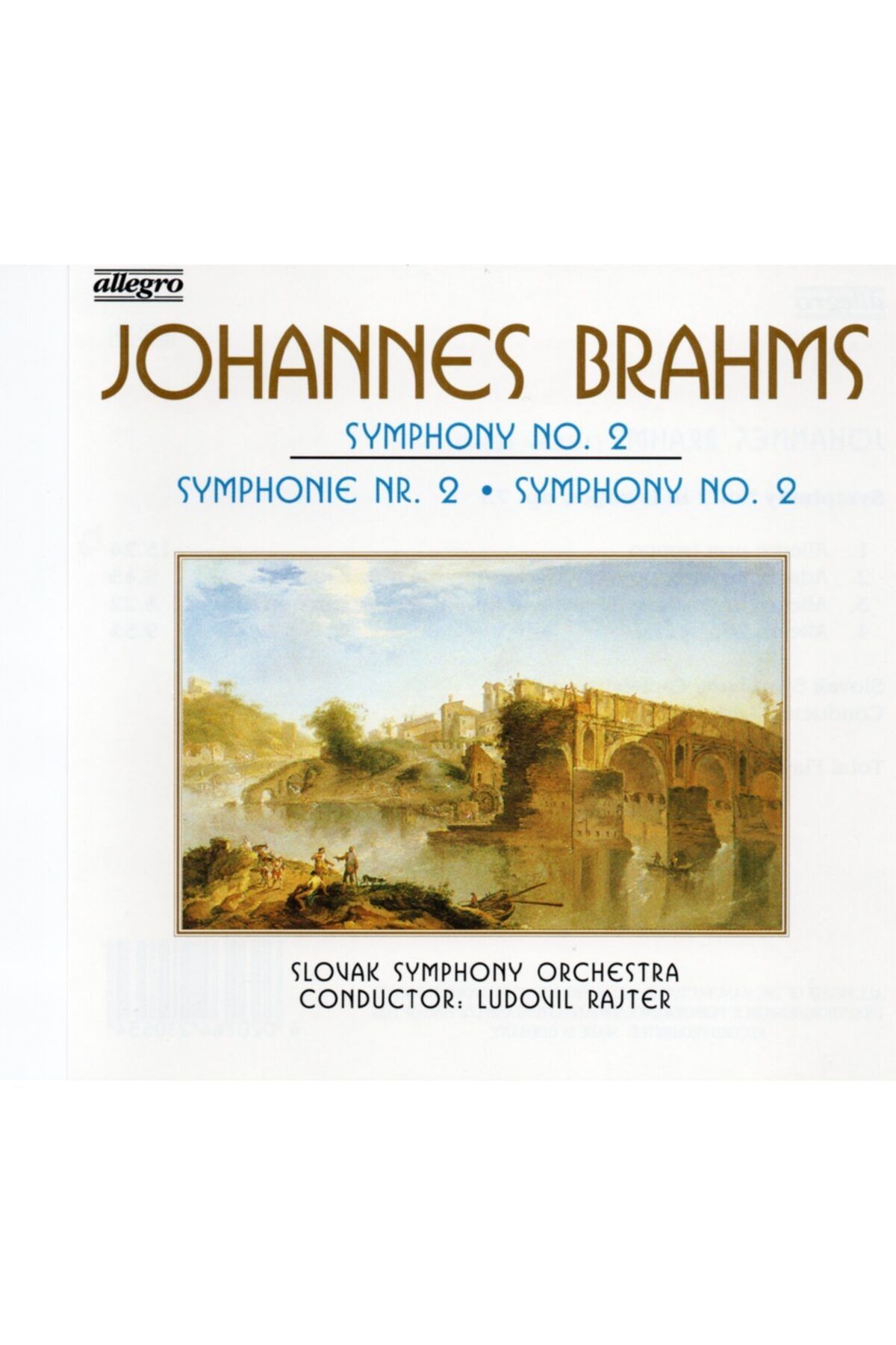 Allegro Johannes Brahms Symphony No 2 Cd