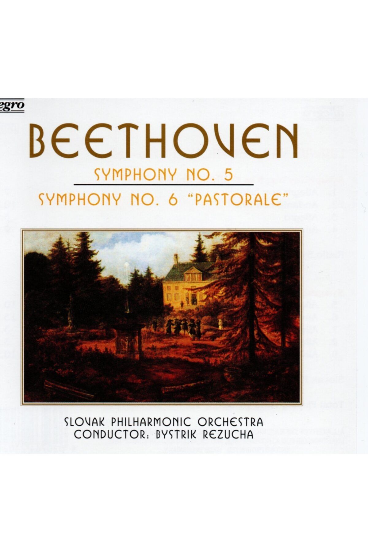 Allegro Beethoven\sympony No. 5, No.6 Pastorale Cd