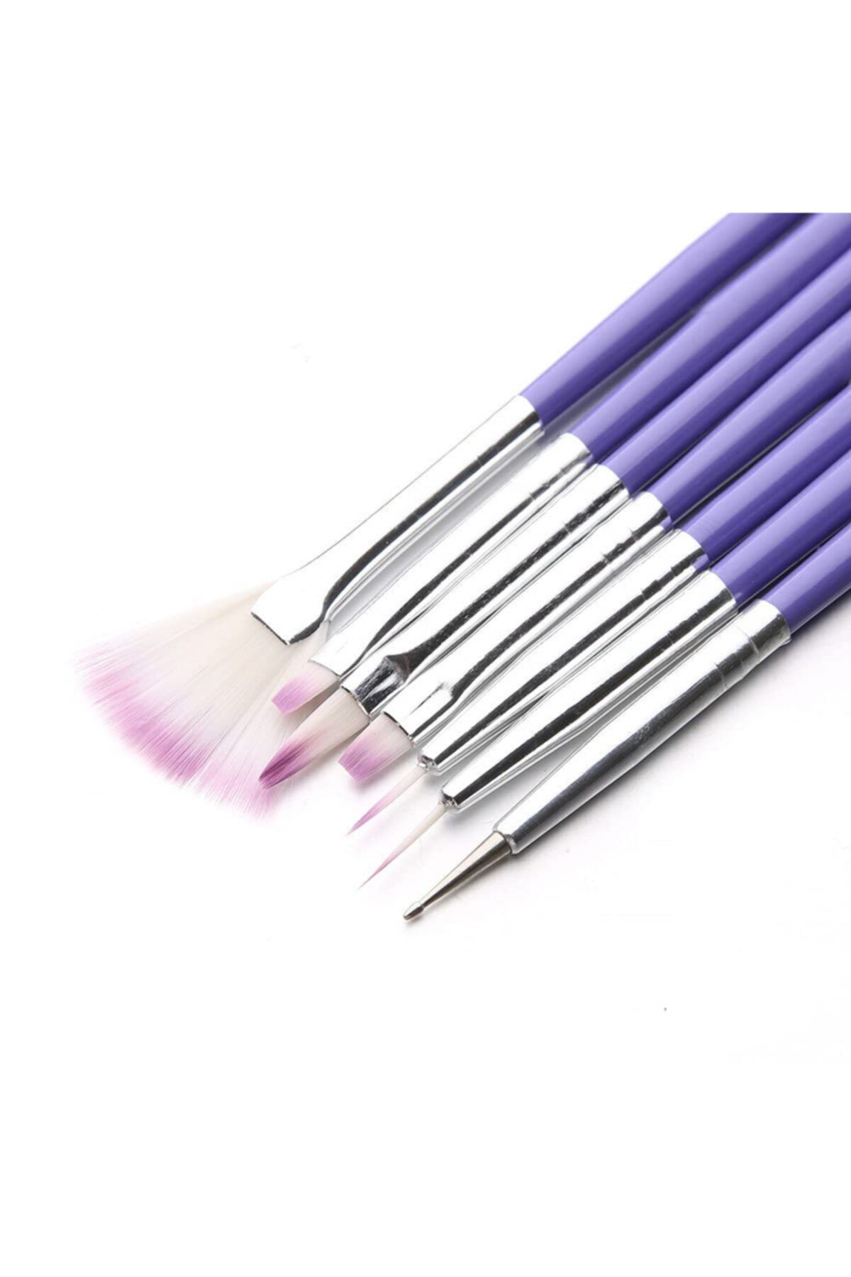 ست برس الگوی تزیین ناخن آرت، برس نقاشی ناخن با ژل UV POP Beauty