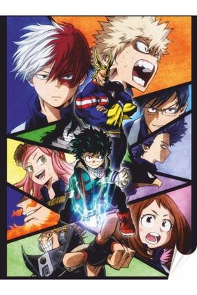 Boku No Hero Academia 02 Anime 30 X 45 Cm Kuşe Poster Silindir Kutulu Kargo 8981859497845