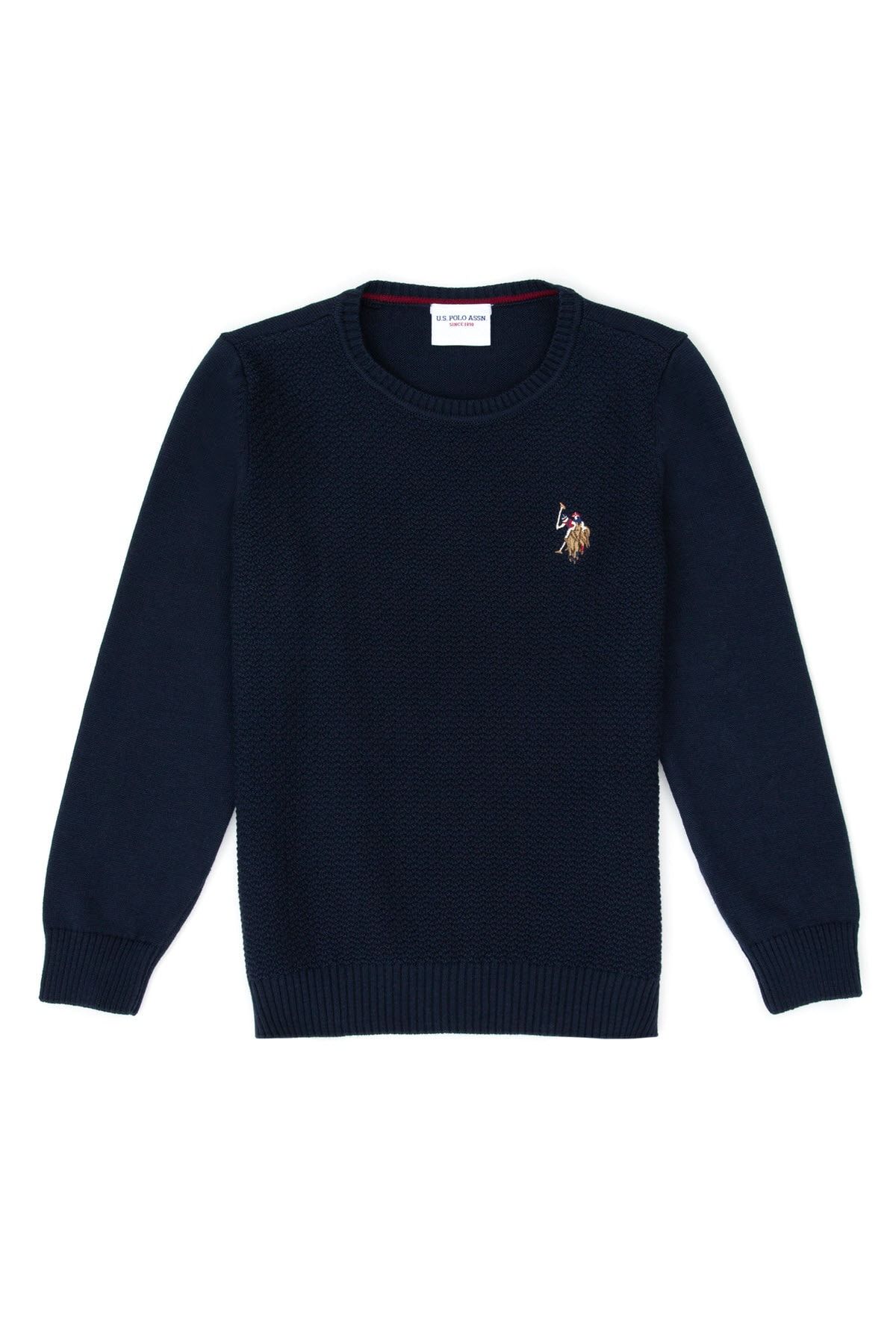 Dark blue hotsell polo sweater