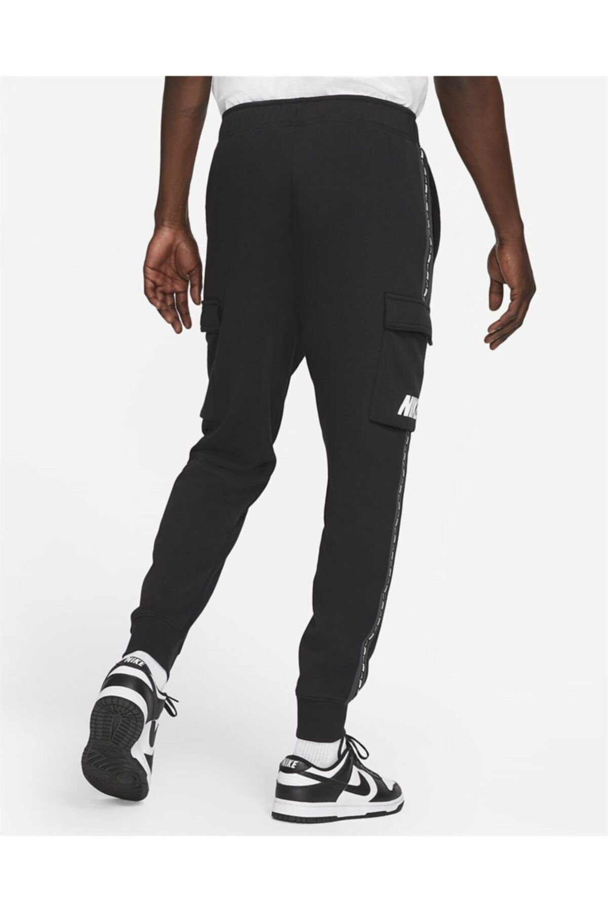 Nike M Nsw Cargo Repeat Pant Flc Dm4680-010 Bb - Sweatpants - Black Men\'s Trendyol