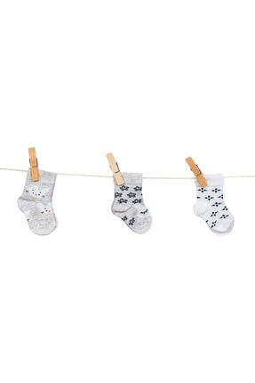 Kız Bebek 3lü Dikişsiz Çorap 0-36 Ay Azzc35568 AZZC35568