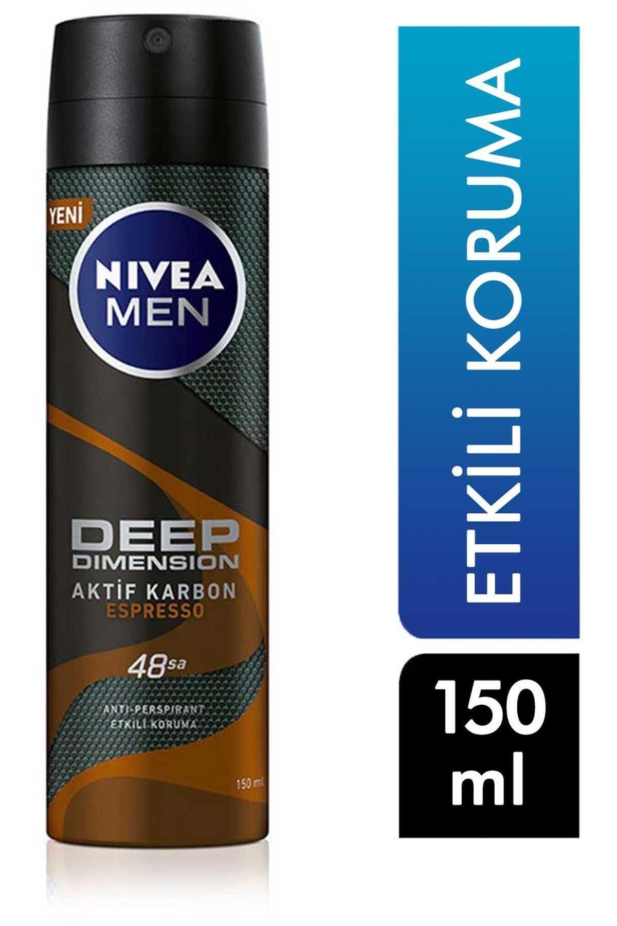 NIVEA Бренд: Дезодорант для мужчин 150 мл Deep Dimension Espresso 4005900632180 Категория: Дезодорант CMRCN1005471