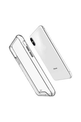 Apple Iphone Xs Max Kılıf Crystal Berrak Şeffaf Kalın Darbe Emici Sert Silikon CossiPhoneXsMaxKılıfA
