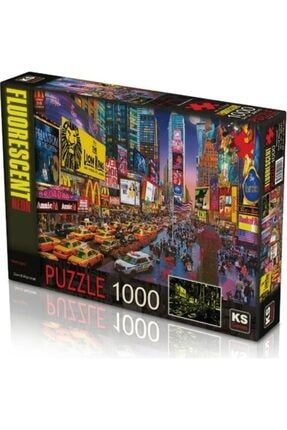 1000 Parça Fosforlu Metropol Puzzle - Karanlıkta Parlayan KSG20541