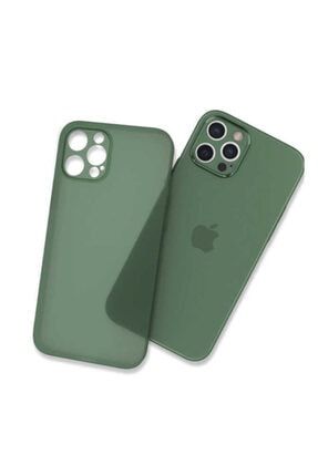 Apple Iphone 12 Pro Kılıf Kamera Korumalı Ultra Ince Yumuşak Saydam Renkli Silikon TinyiPhone12ProKılıfA