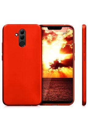 Huawei Mate 20 Lite Uyumlu Alev Kırmızısı Mat Silikon Kılıf BXL20MT-MLY13