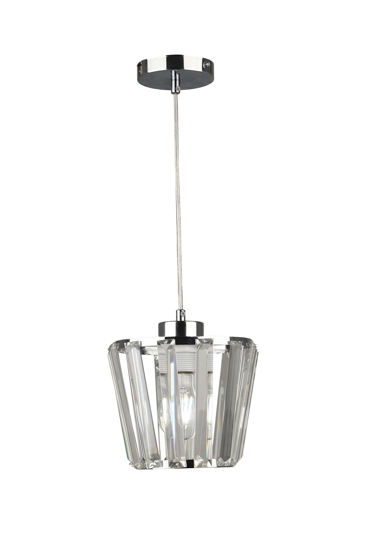 Begüsa-Neva Single Chandelier Chrome 3