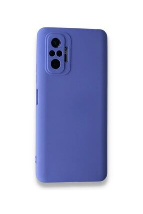 Redmi Note 10 Pro Uyumlu Uyumlu Lavanta Liquid Içi Kadife Pastel Silikon Kılıf ( Winter Series ) LQDRDNT10P-MLY092