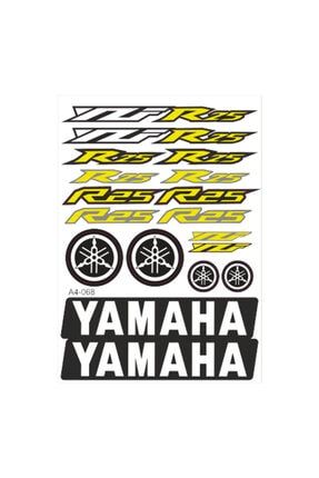 Premıum Yamaha R25 Parçalı A4 Sticker TYC00305455654