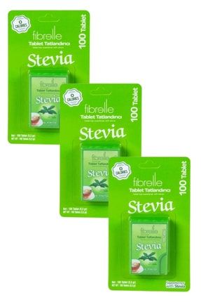 Fibrelle Stevia Tablet Tatlandırıcı 100 Tablet X 3 Adet 7285.3
