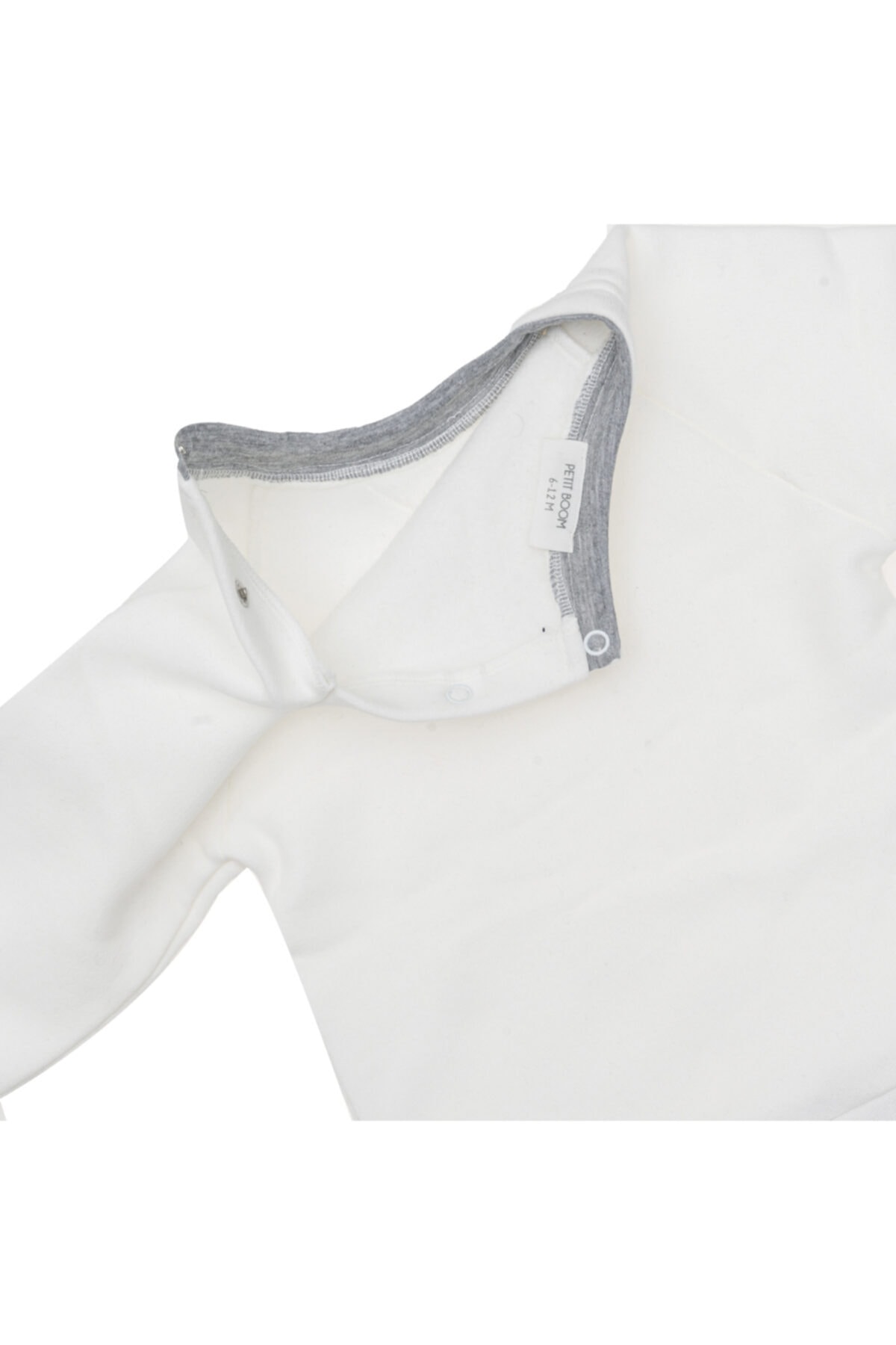 سویشرت پسرانه سفید Petit Boom | KALINSWEATSHIRTBEYAZ اورجینال - تصویر 2