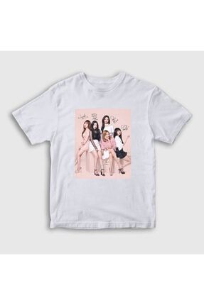 Unisex Çocuk Beyaz Poster K-pop Red Velvet T-shirt 276952tt