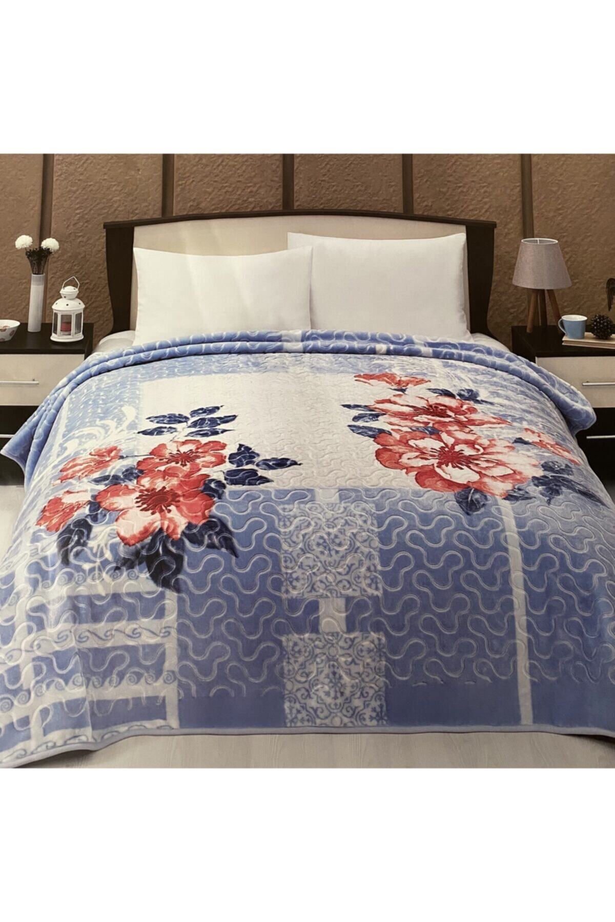 MİNK-Double Blanket Solana 992 New Model2022 Blue 1