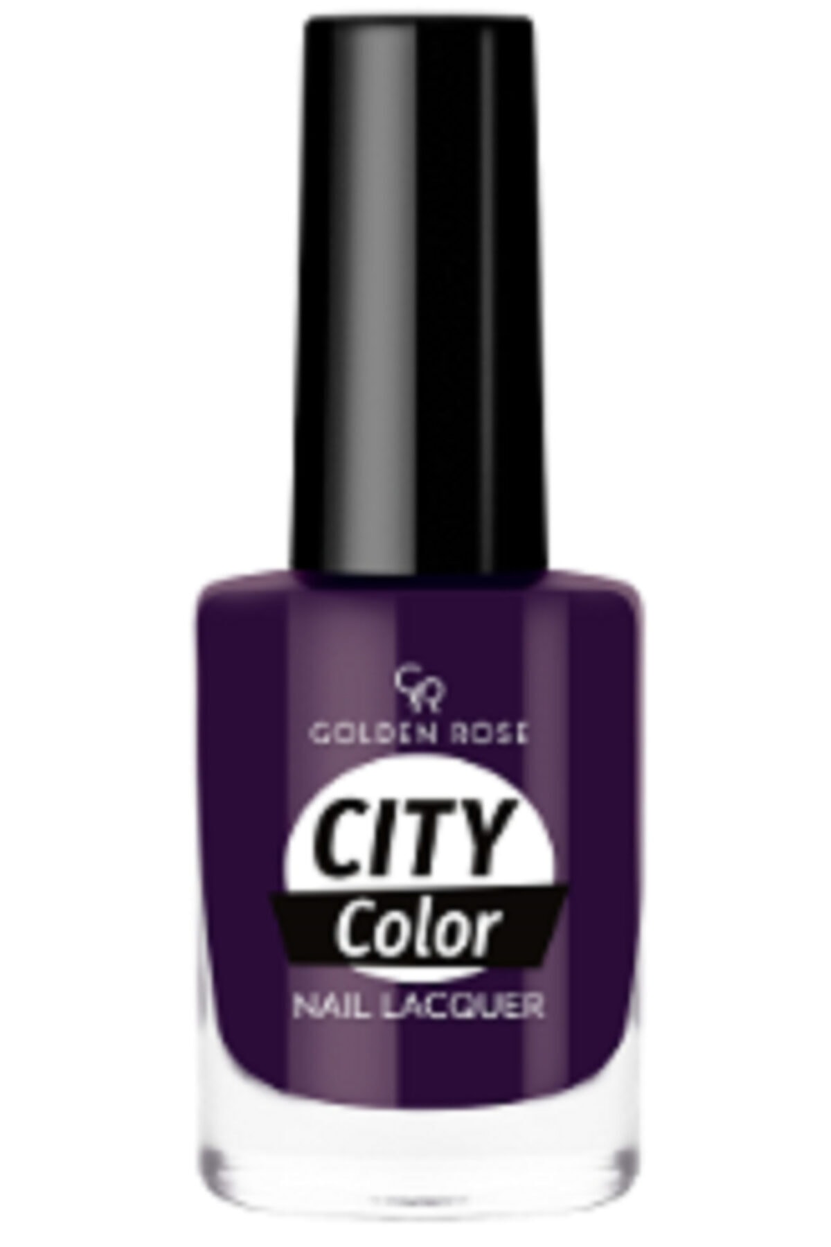 لاک ناخن سیتی کالر City color رنگ آبی کاربنی شماره 64 گلدن رز Golden Rose