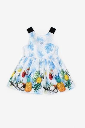 Kız Bebek Desenli Elbise 21SS2BG2918