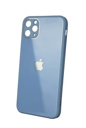 Iphone 11 Pro Max Kamera Korumalı Mavi Cam Kılıf AKG109