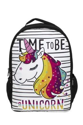 Cennec Unicorn Kız Çocuk Okul Ve Sırt Çantası - Unicorn Olma Zamanı SETUMT-896