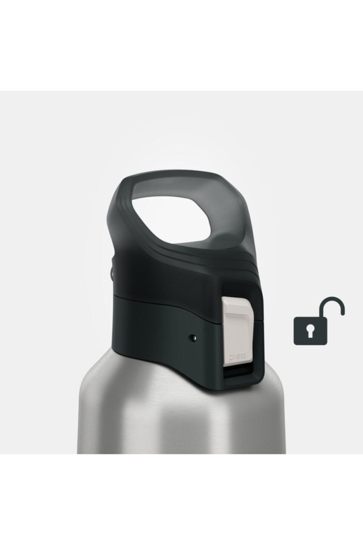 فلاسک بنفش Thermos استیل ضد زنگ Quechua 0.8 لیتر MH500 Decathlon