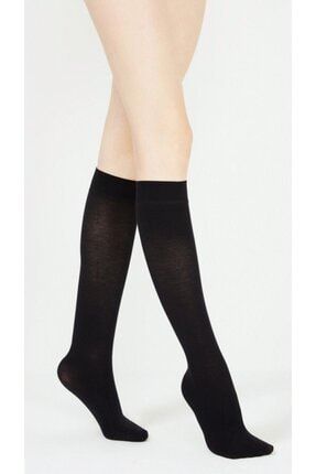Kadın Siyah Ekstra Koton Pantolon Çorabı 5003527