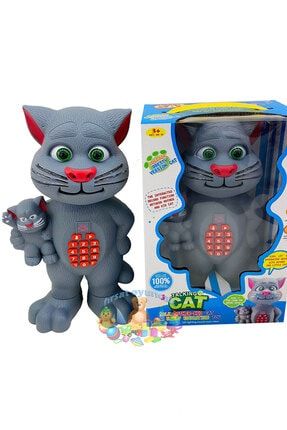 Oyuncak Talkıng Cat Tom Kedi Müzikli Ses Kayıt Işıklı dop11137451igo
