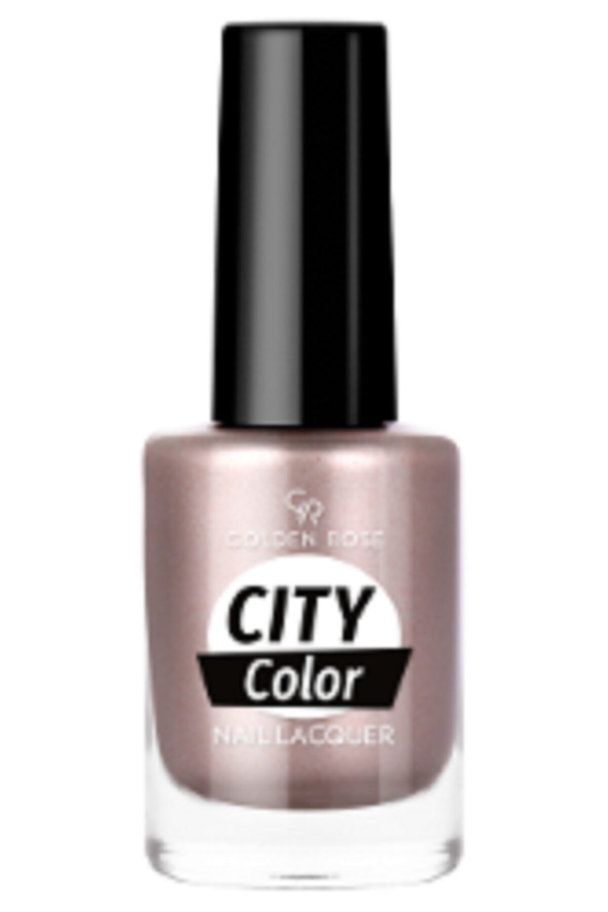 لاک ناخن سیتی کالر City color رنگ صورتی بژ شماره ۷۲ گلدن رز Golden Rose