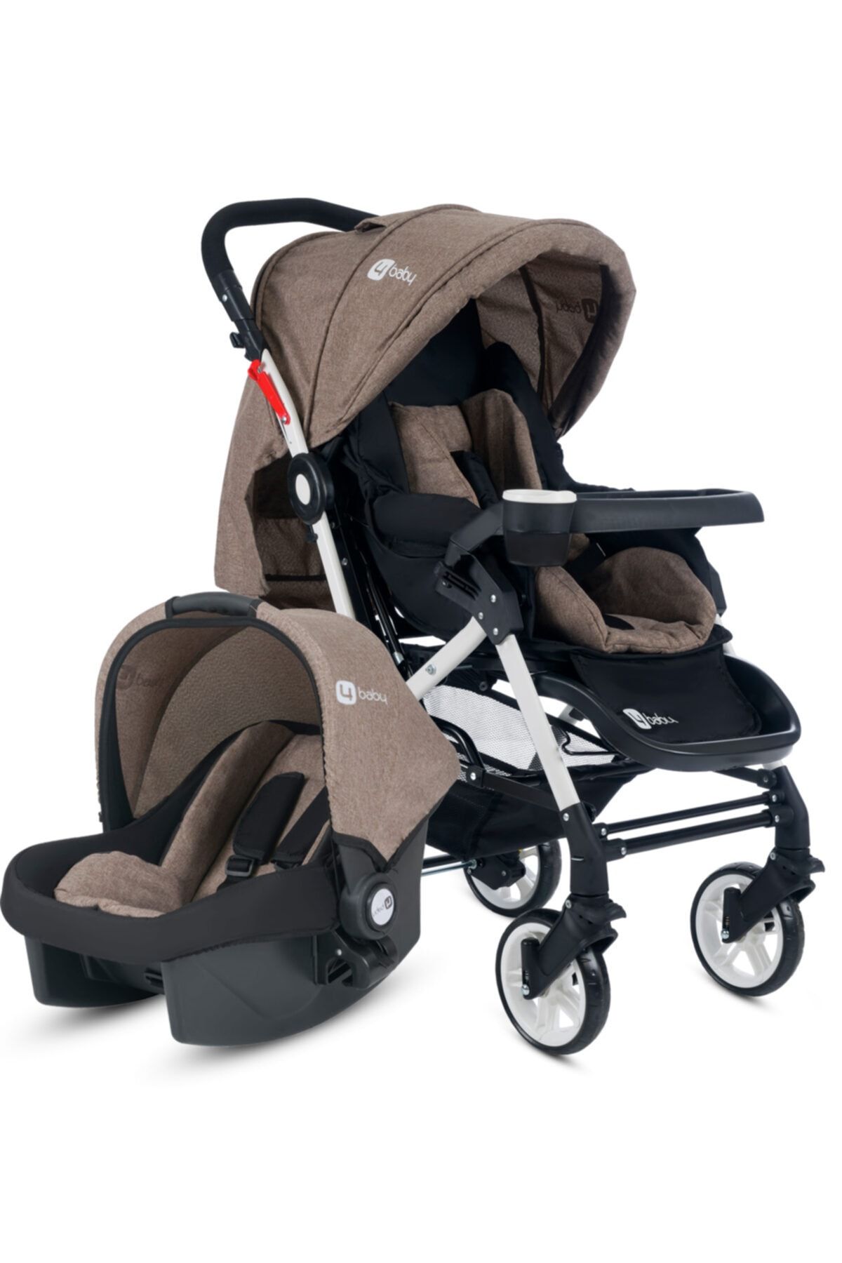 4 Baby Active Beyaz Ts-kahve