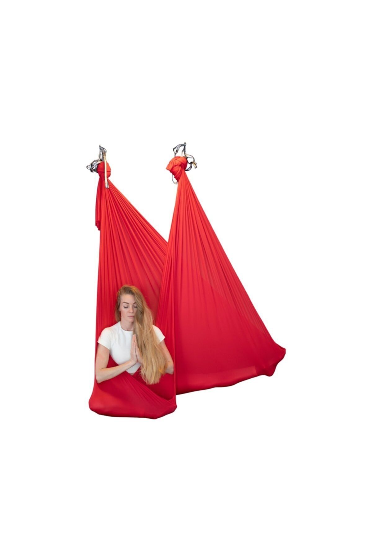 لوازم یوگا قرمز مردانه و زنانه چکش 5MX2.70M 3.50 متر کشش MelisaYoga