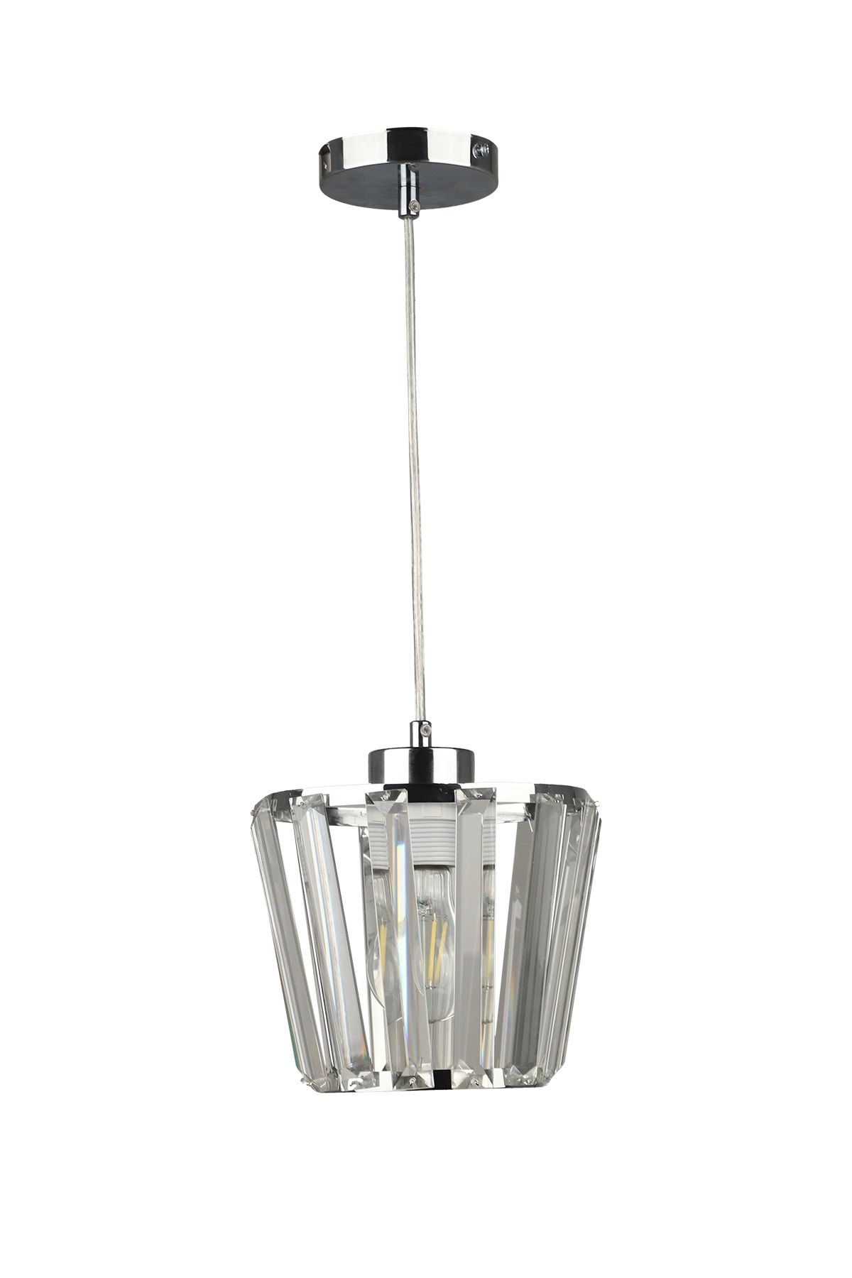 Begüsa-Neva Single Chandelier Chrome 2