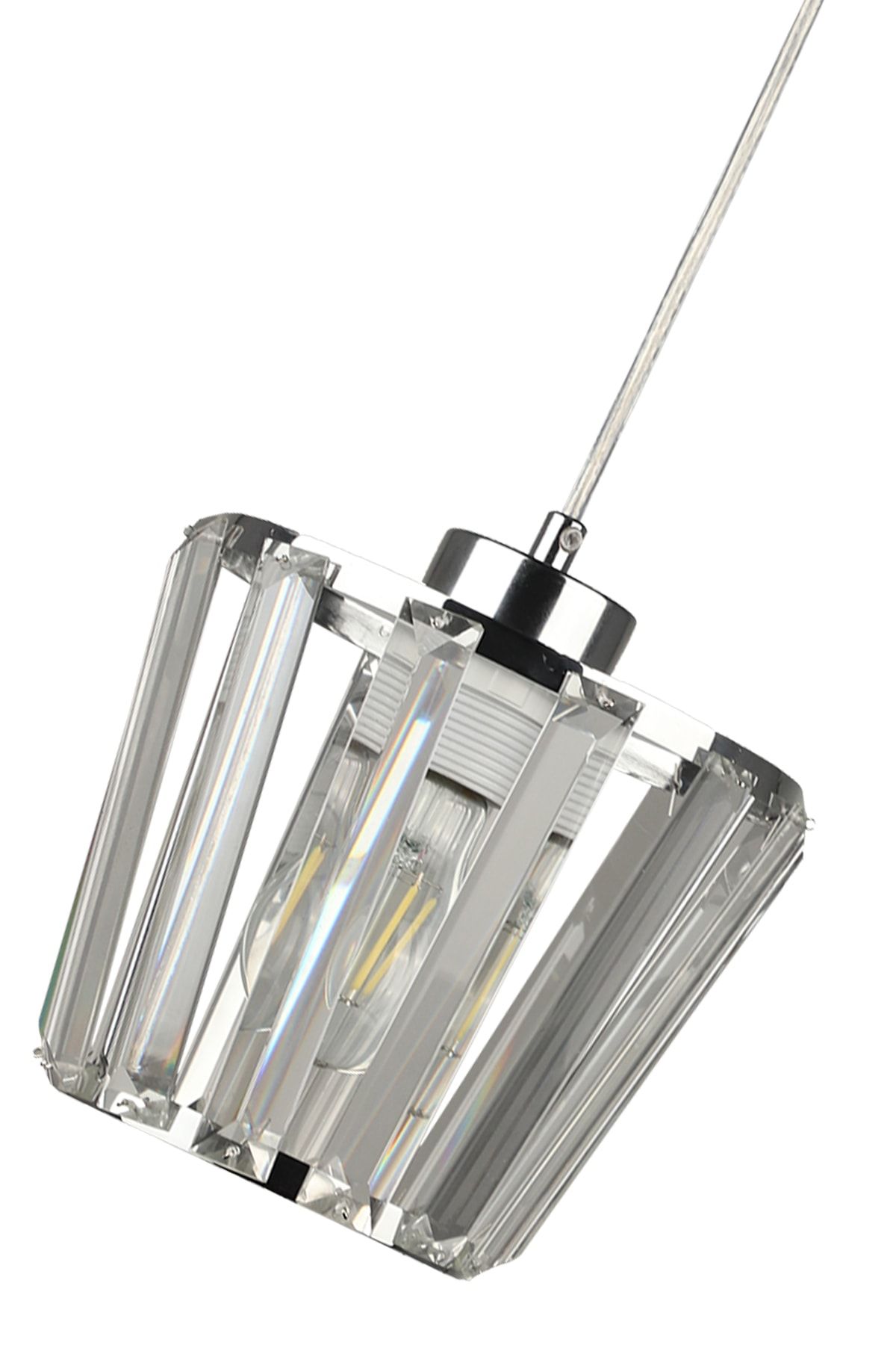 Begüsa-Neva Single Chandelier Chrome 4