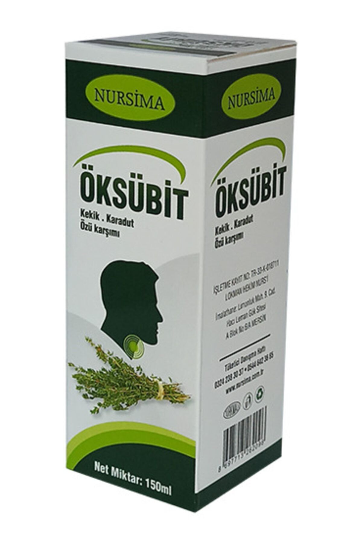 Öksübit Kekik Karadut Şurubu 150ml