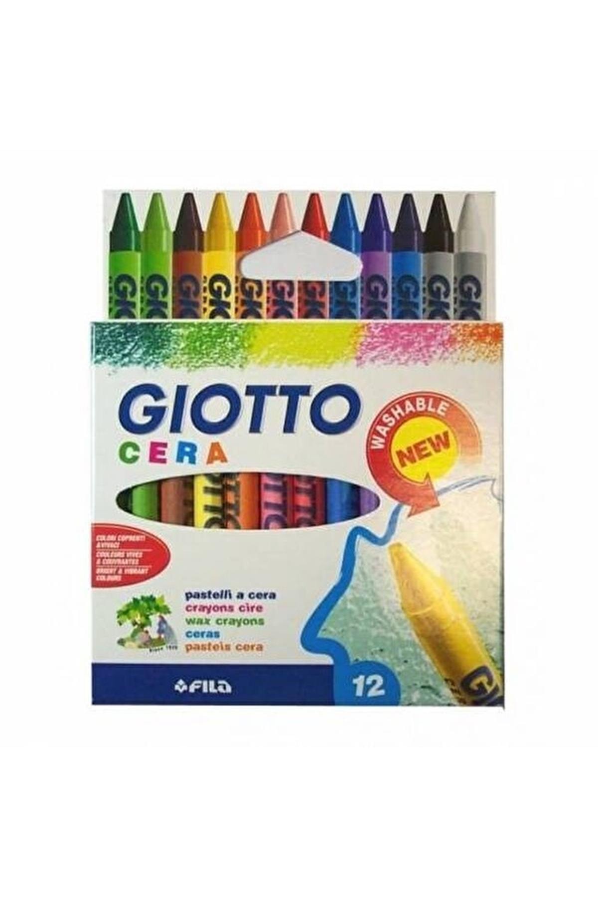 Giotto Gıotto Cera Mum Boya 12'li Paket Kategori: Pastel Boya