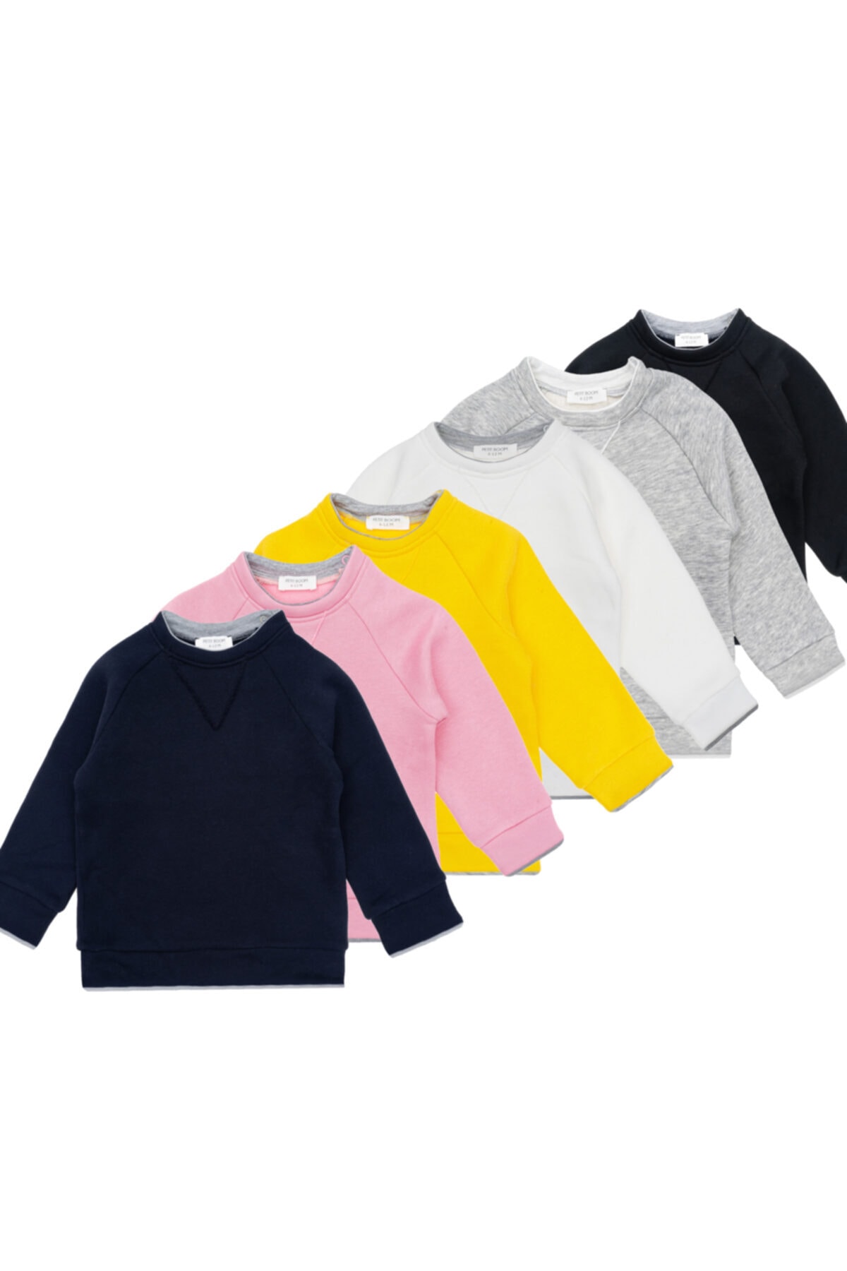 سویشرت پسرانه سفید Petit Boom | KALINSWEATSHIRTBEYAZ اورجینال - تصویر 3