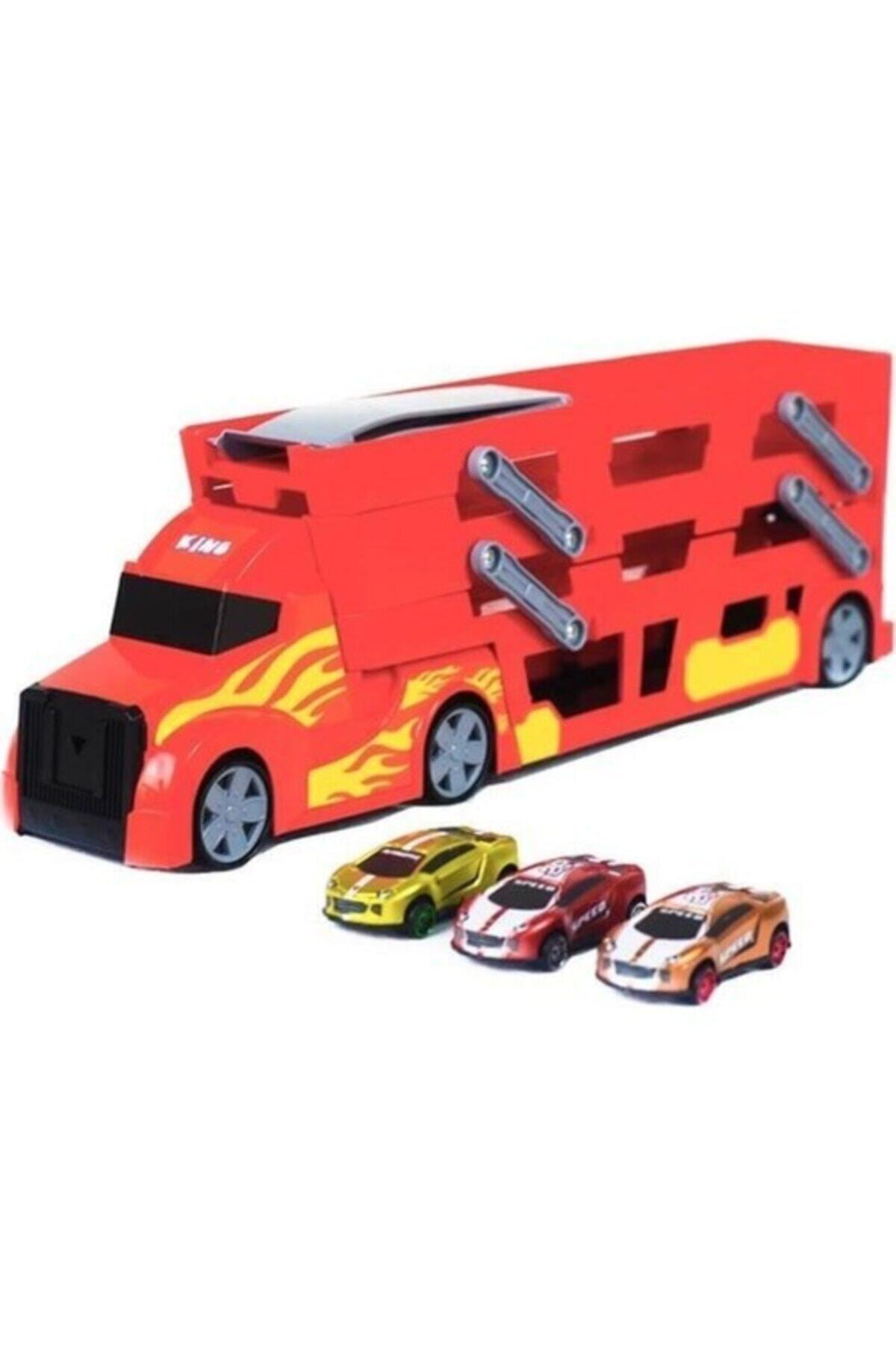 King Toys 3 Arabalı Taşıyıcı Tır