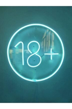 +18 Neon Şekiller Işaret Neon Led Dekoratif Duvar Aydınlatması Neon Duvar Yazısı
