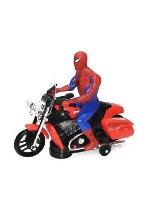 Örümcek Adam Spiderman Motorsiklet Işıklı Sesli Oyuncak 3189B
