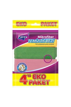 Mikrofiber Temizlik Bezi 4'lü Eko Paket 31160016