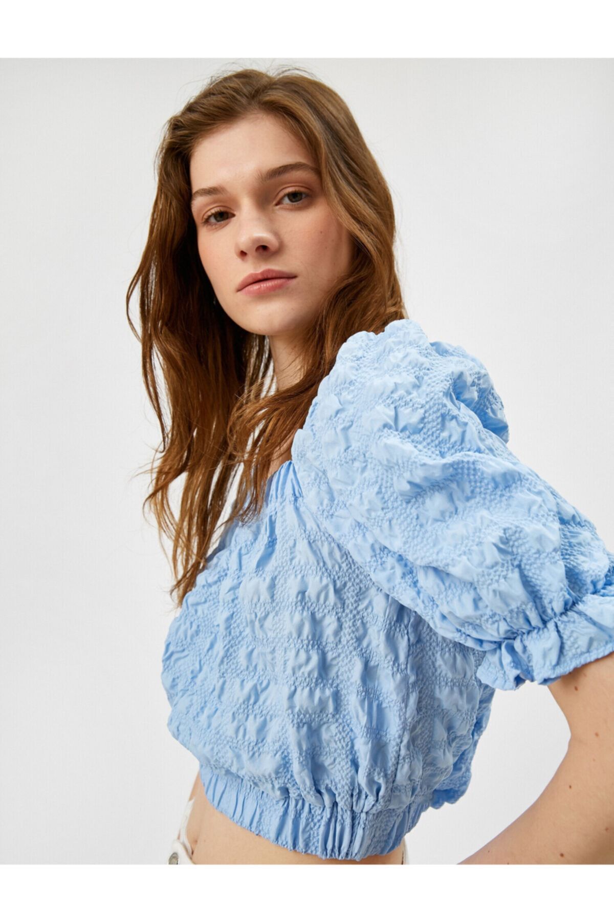 Koton Bluse Blau Regular Fit
