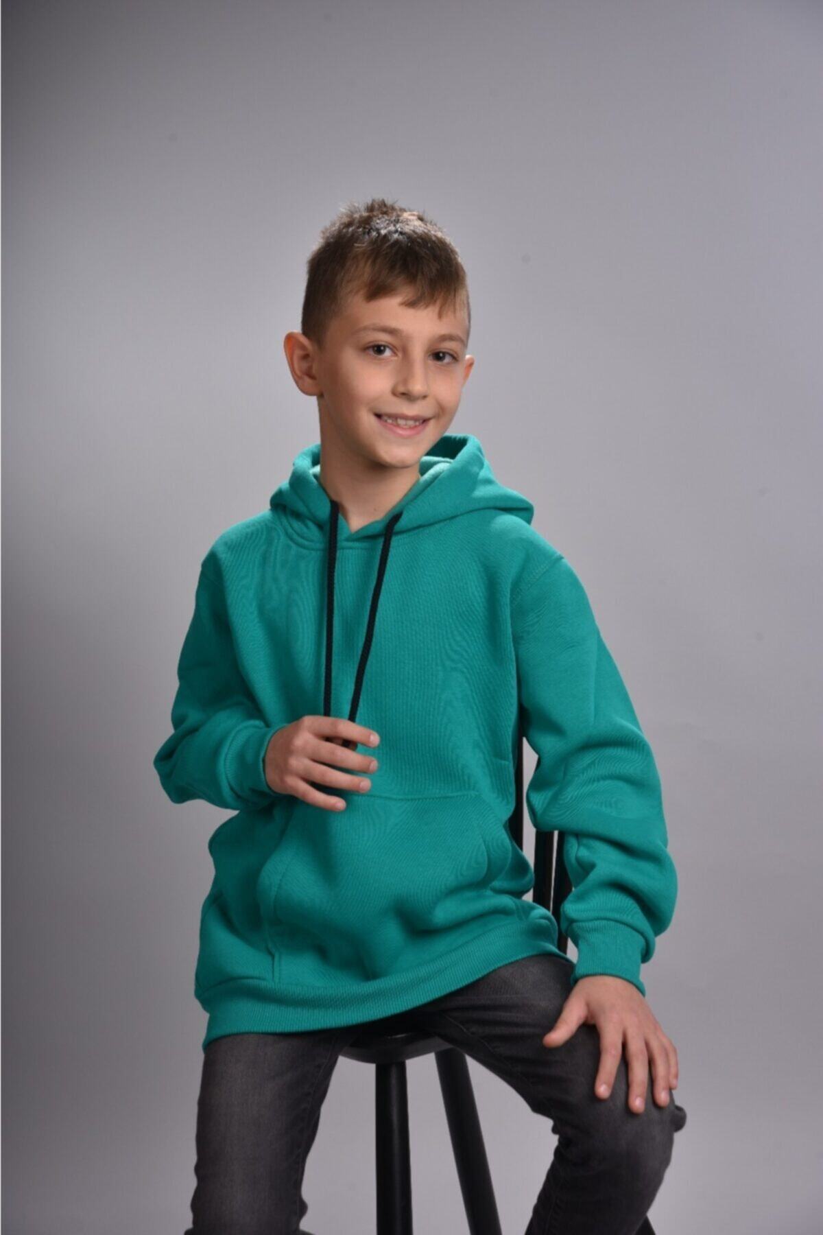 سویشرت پسرانه سبز kucukhanimkucukbey | 21-Jan اورجینال - تصویر 3