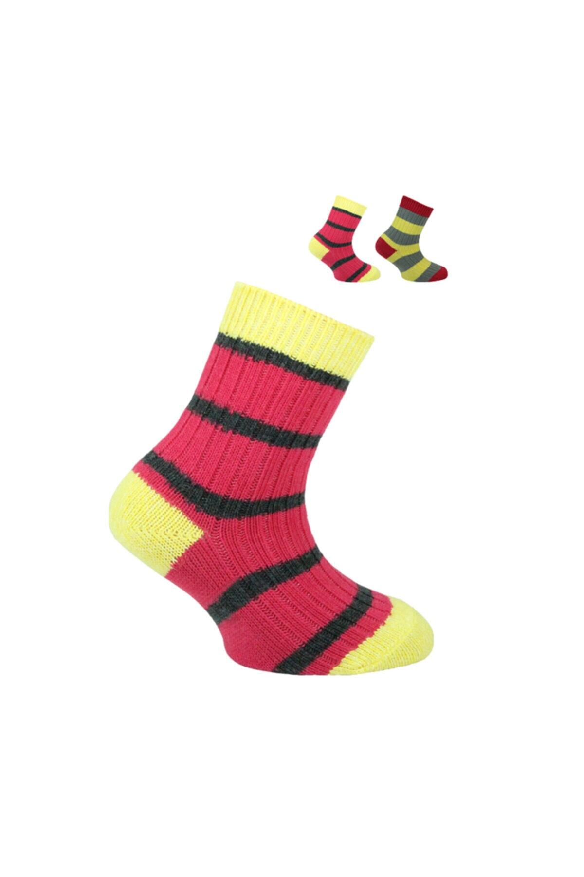 Mario Kids' Wool Socks 2-Pack Yellow/Red