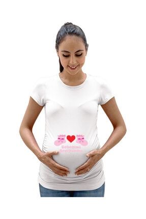 Bebeğimi Seviyorum Kadın Hamile Tişört TD275939