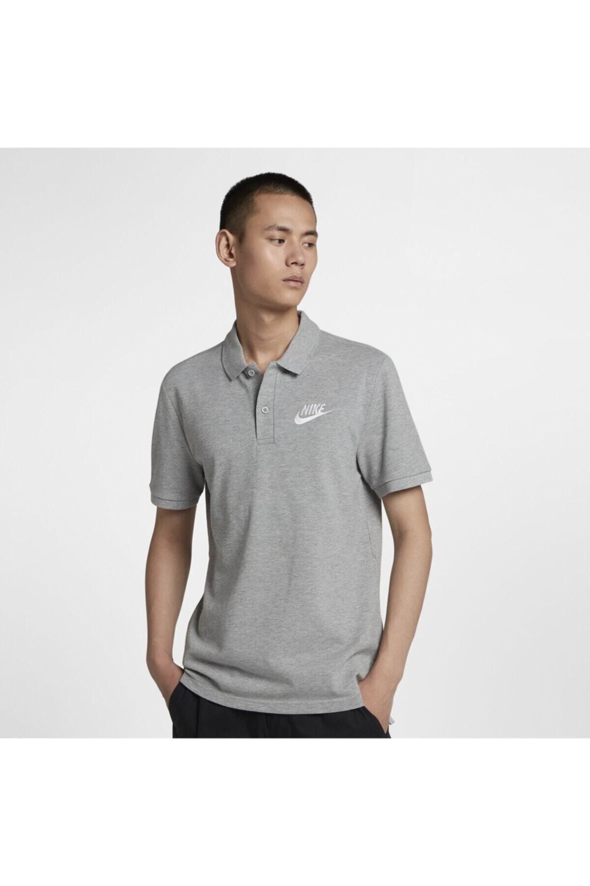 Grey nike 2025 polo shirt