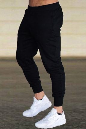 Şalvar Model Pantalon Jogger Siyah Erkek Eşofman Altı YENI7ESFALTERK