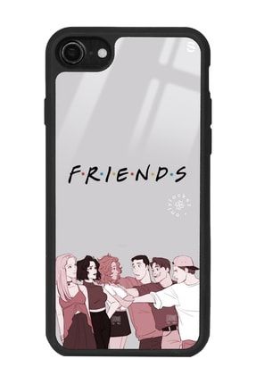Iphone 7 - 8 - Se Doodle Friends Tasarımlı Glossy Telefon Kılıfı ip7scaseglss082