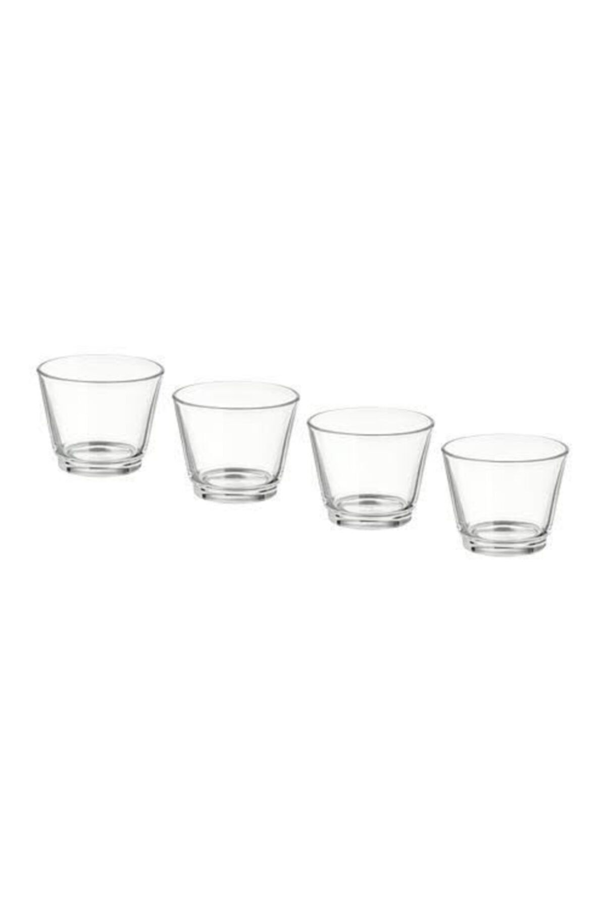 IKEA-Tealight Glass Candle Holder 4 Pieces Galley 3