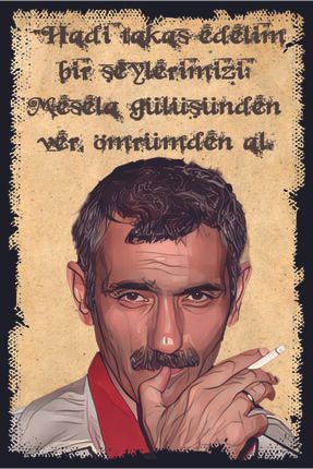 Hbb Yılmaz Güney Tasarım Ahşap Poster hbb9p0303